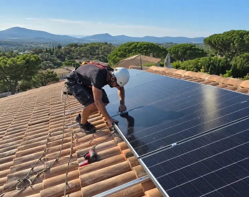 Installateur panneaux solaires Les Églisottes-et-Chalaures — pose photovoltaïque sur toiture